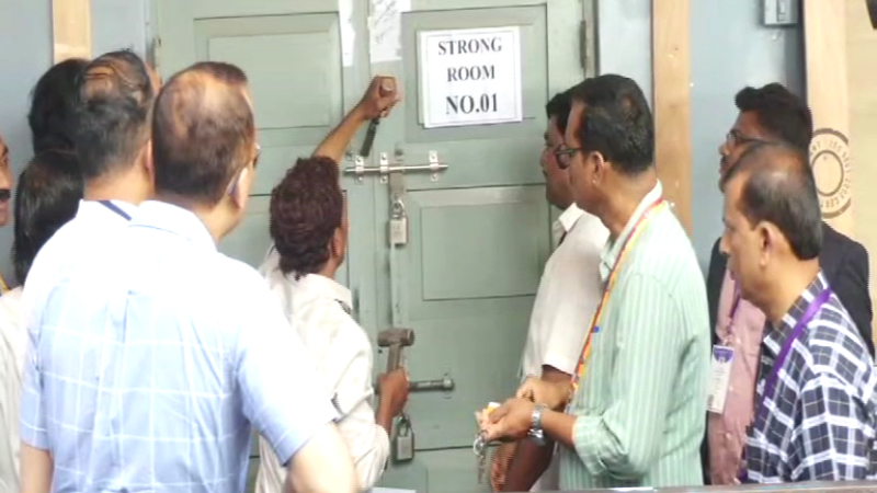 davanagere south election strong room 1