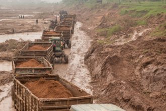 illegal soil mining in honnali davanagere