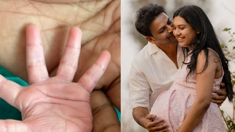 kannada actor daali dhananjaya and his wife dr dhanyatha have been blessed with a baby boy