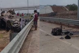 2 Killed As BMW Z4 Crashes At 250 kmph Near Mumbai Body Parts Scattered