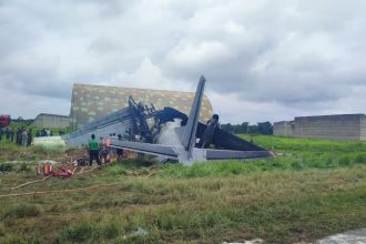 AN 32 transport aircraft crash