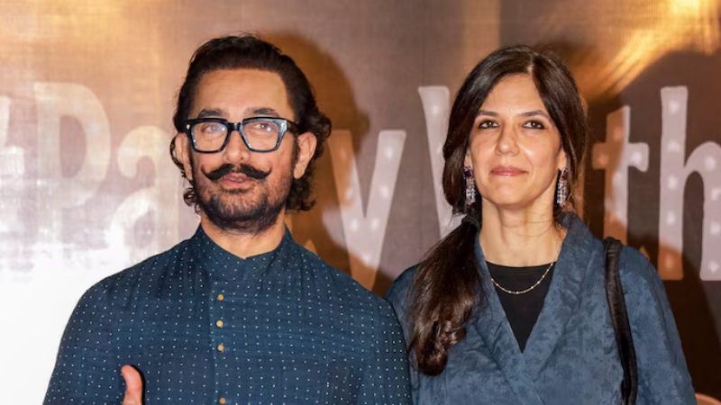 Aamir Khan with Gauri