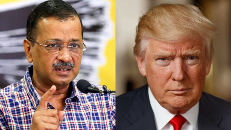 Arvind Kejriwal Donald Trump