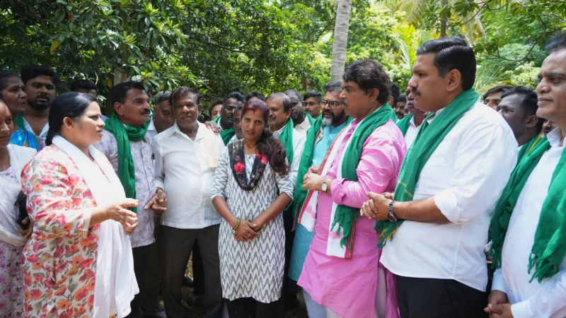 ಬಿಡದಿ ಟೌನ್ಶಿಪ್ ಯೋಜನೆ ವ್ಯಾಪ್ತಿಯ ಗ್ರಾಮಗಳಿಗೆ ಬಿಜೆಪಿ ನಿಯೋಗ ಭೇಟಿ - ಕಾಂಗ್ರೆಸ್ ವಿರುದ್ಧ ವಾಗ್ದಾಳಿ 10 BJP Bidadi Township 2