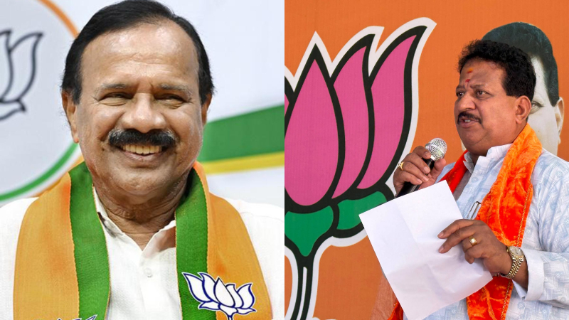 BJP Rift Wide Open DV Sadananda Gowda and SR Vishwanath Trade Charges Over Underworld Links and BDA Corruption