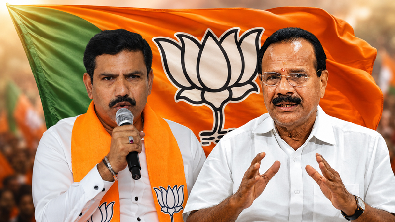 BY Vijayendra And DV Sadananda Gowda