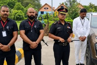 Bouncers car air pistol 21year old Brigadier arrested in UP after Army sets trap 1