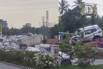 Car Accident Bengaluru Mysuru Expressway