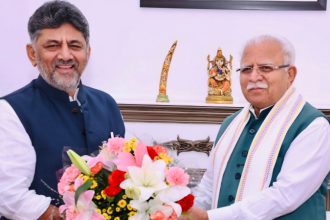 D.K Shivakumar Manohar Lal Khattar