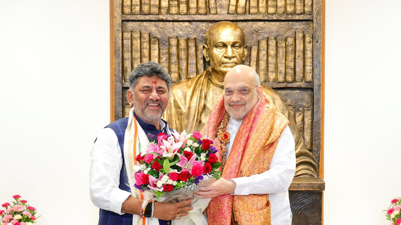 ರಾಜ್ಯದ ಭದ್ರತಾ ಮೂಲಸೌಕರ್ಯ, ಪೊಲೀಸ್ ಸಾಮರ್ಥ್ಯ ಸುಧಾರಣೆಗೆ ನೆರವಾಗಿ - ಅಮಿತ್ ಶಾಗೆ ಡಿಕೆಶಿ ಮನವಿ 9 DK Shivakumar 2 5