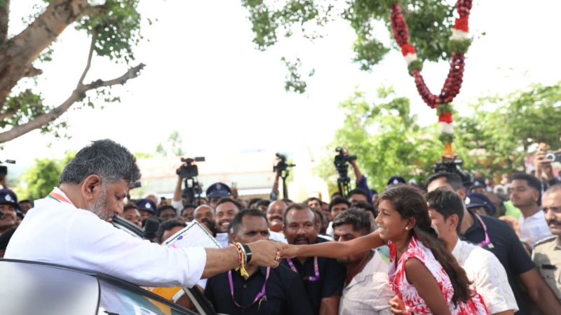 DK Shivakumar Kanakapura Visit 1
