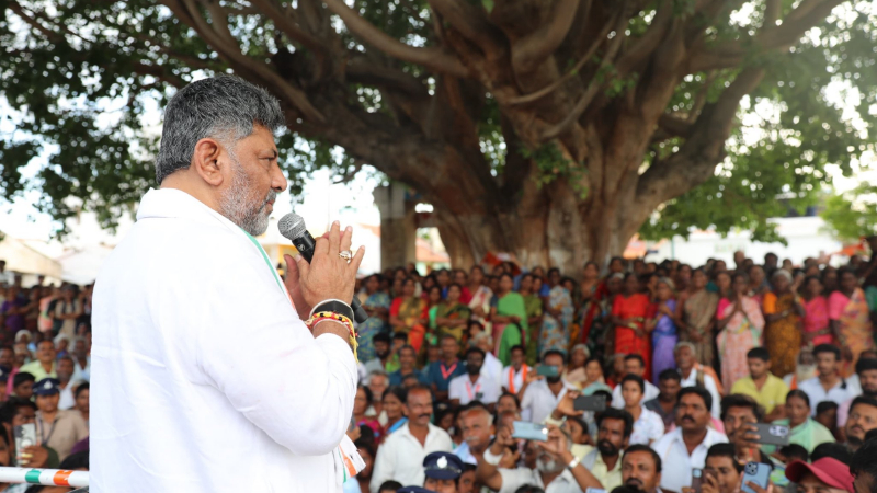 DK Shivakumar Kanakapura Visit 3