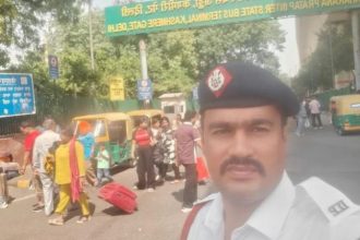 Delhi head constable accident