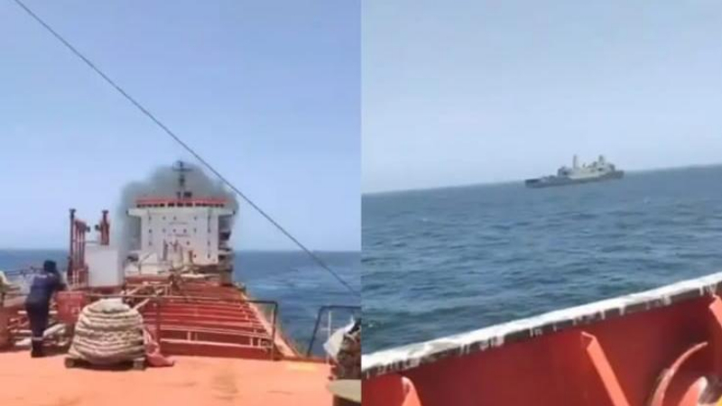 Fire On Oil Tanker Carrying 24 Indians Off Coast Of Oman