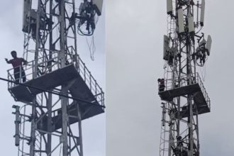 Gadag tower protest