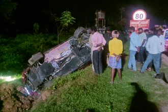 Hassan Doctor Car Overturn