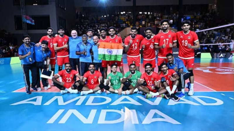 Indian Mens Volleyball Team Clinches Historic Bronze Medal in AVC Cup 2026