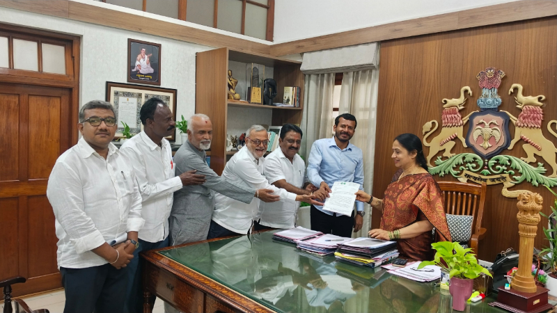 JDS has filed a complaint with the Chief Secretary opposing the acquisition of 7481 to 9600 acres in Bidadi Township