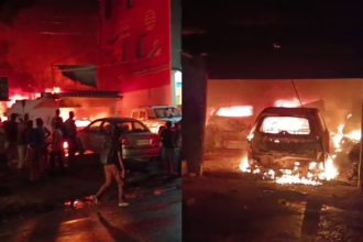 Kolar Garage Short Circuit Fire