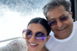 Lalit Modi and Sushmita Sen