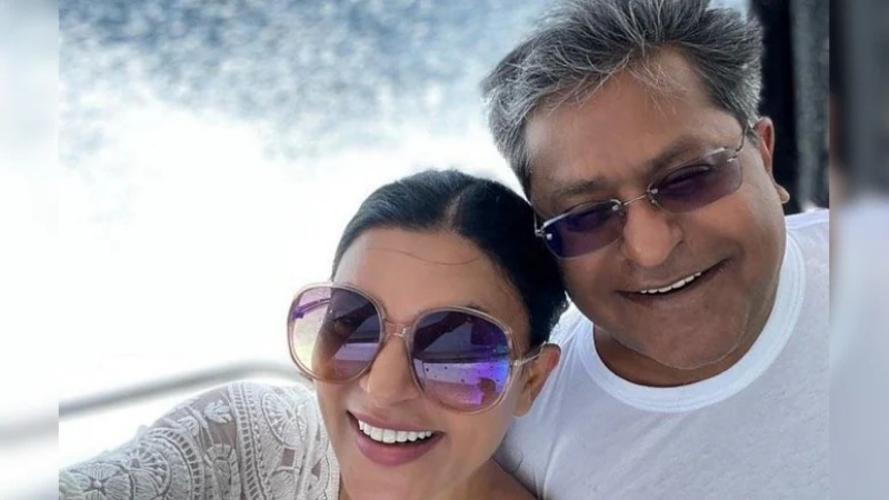 Lalit Modi and Sushmita Sen