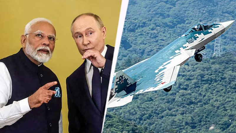 Modi Putin Su 57
