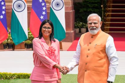 Narendra Modi Delcy Rodriguez 1