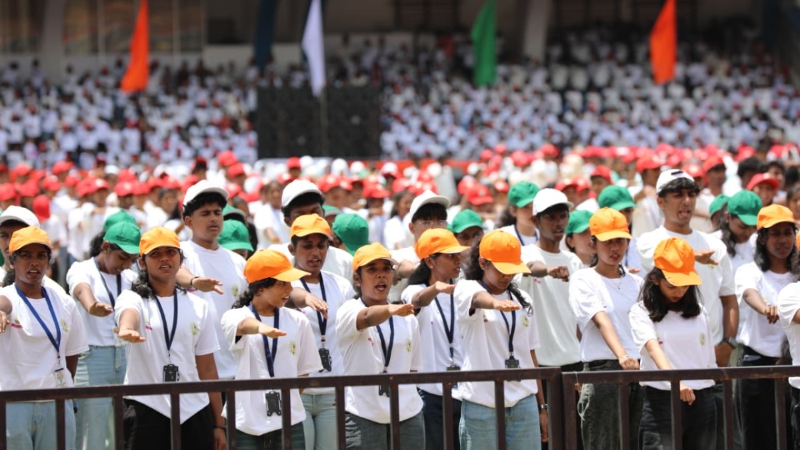Nasha Mukt Bharat Abhiyan programme organised at Kanteerava Stadium Bengaluru 1