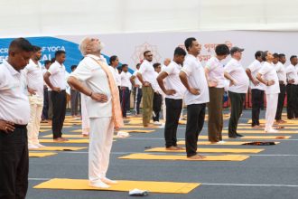 PM Narendra Modi International Yoga Day Kolkata 1