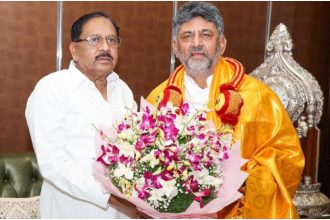 Parameshwar and DK Shivakumar