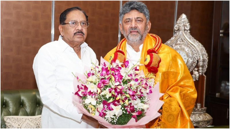 Parameshwar and DK Shivakumar
