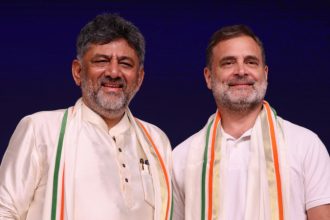 Rahul gandhi and DK Shivakumar 1