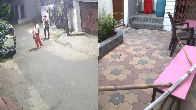 Ranchi RSS Office Petrol Bomb Attack
