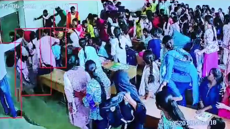 Roof collapses at Kalaburagi Government PU College 5 students injured