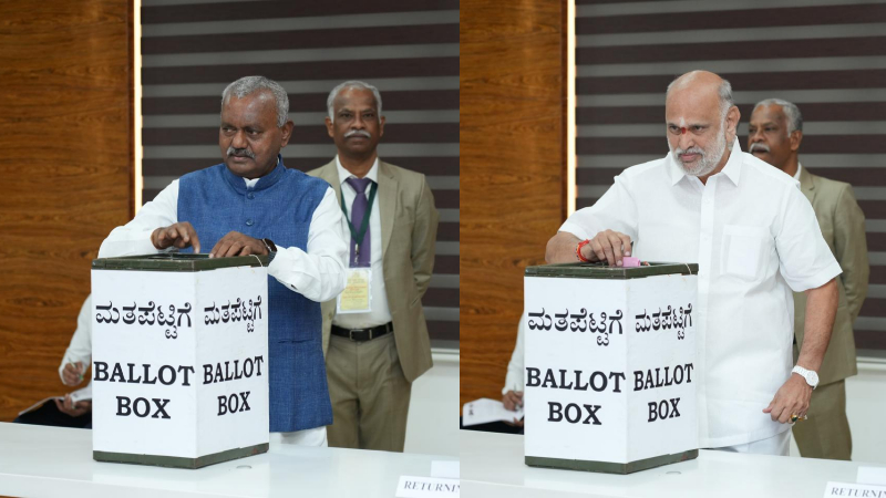 ಅನುಮಾನ ಏನಿಲ್ಲ, ನಮ್ಮಪ್ಪ ಜೆಡಿಎಸ್ಗೆ ಮತ ಹಾಕಿದ್ದಾರೆ - ಪುತ್ರ ಹರೀಶ್ ಗೌಡ ವಿಶ್ವಾಸ 11 S.T. Somashekar Shivaram Hebbar