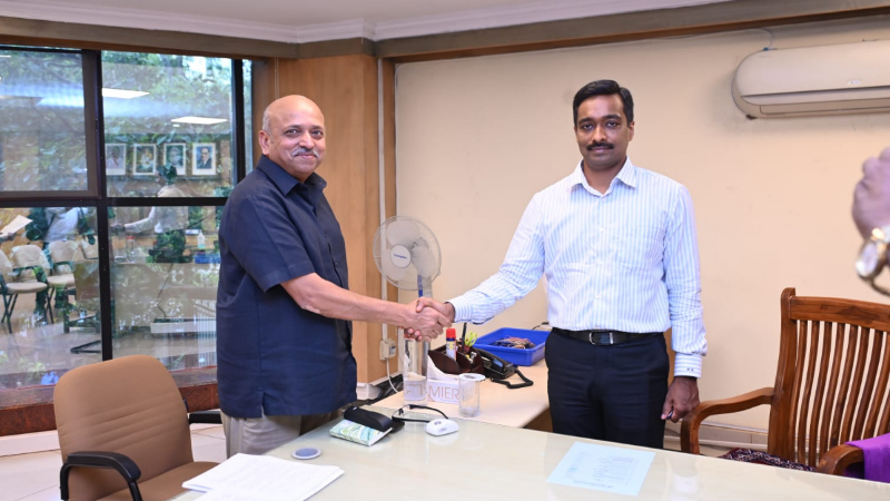 Senior IPS officer M.N. Anucheth assumed charge as Commissioner of Department of Information and Public Relations