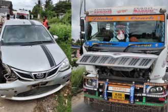 Serial accident on Bengaluru Tumkur highway