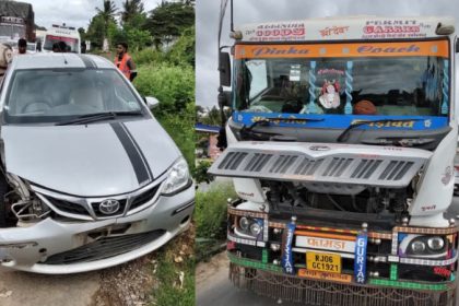 Serial accident on Bengaluru Tumkur highway