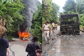Shivamogga Private Bus Fire