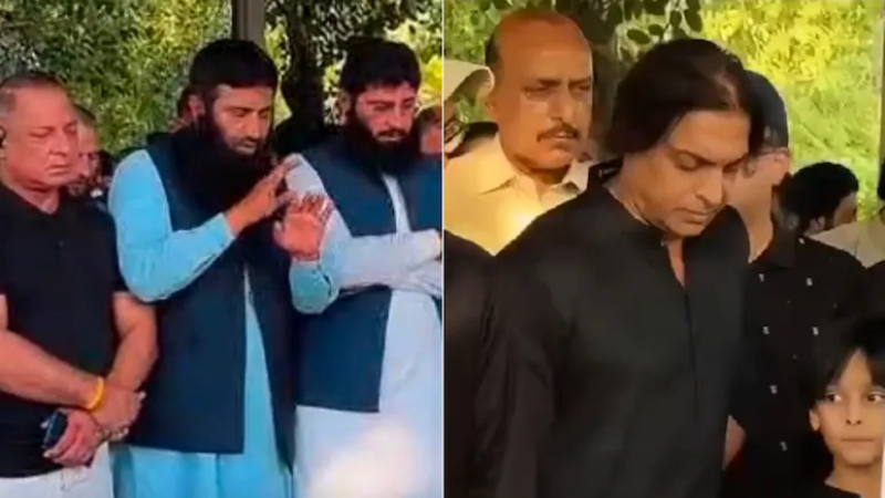 Shoaib Akhtars Brothers Funeral