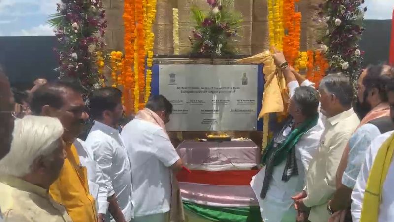 TB dam crest Inauguration
