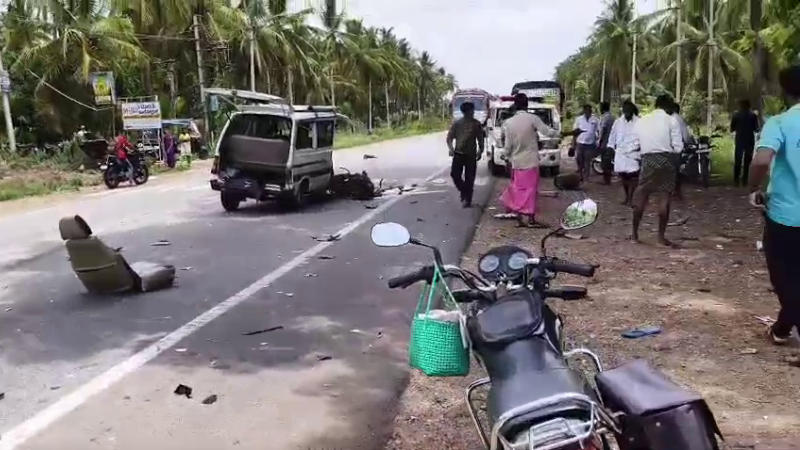 ಎರಡು ಕಾರುಗಳ ನಡುವೆ ಭೀಕರ ಅಪಘಾತ - ಒಂದೇ ಕುಟುಂಬದ ಮೂವರು ದುರ್ಮರಣ 7 Tumakuru Accident
