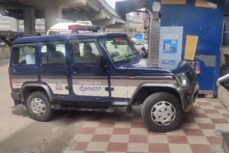 bengaluru police jeep