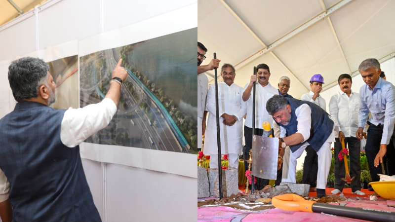 bengaluru tunnel road project cm d.k.shivakumar inauguration