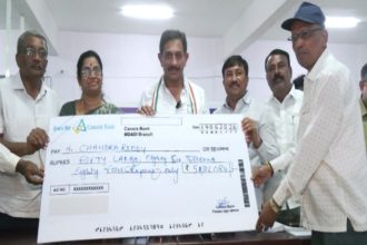 bidadi township check distribution to farmers