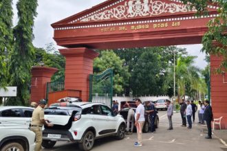 bomb threat heavy security for high court of karnataka dharwad bench