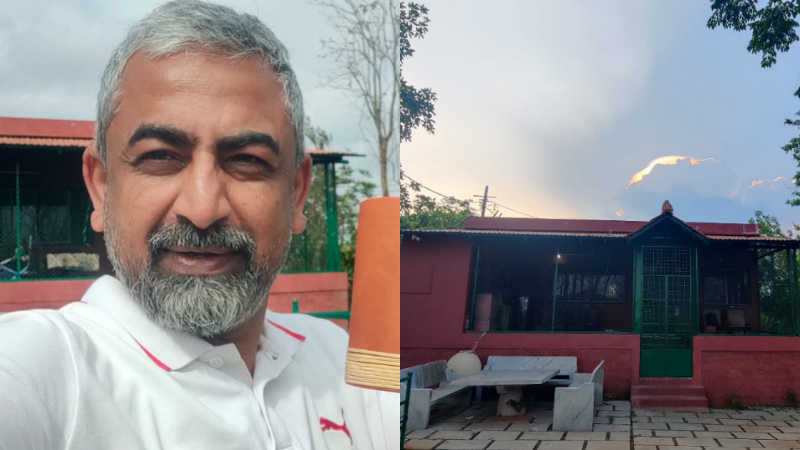 crude bomb explodes near farmhouse gate lawyer injured in ramanagar harohalli