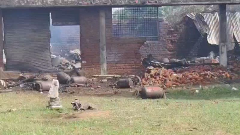 davanagere cylinder blast