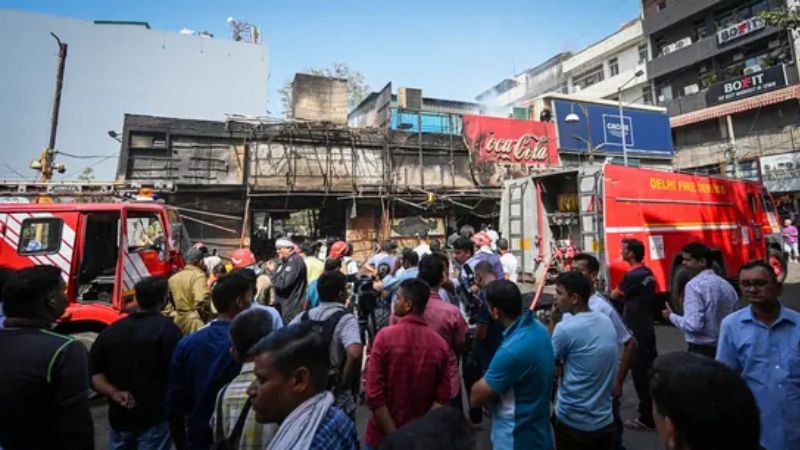 delhi fire