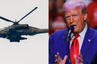 donald trump apache chopper